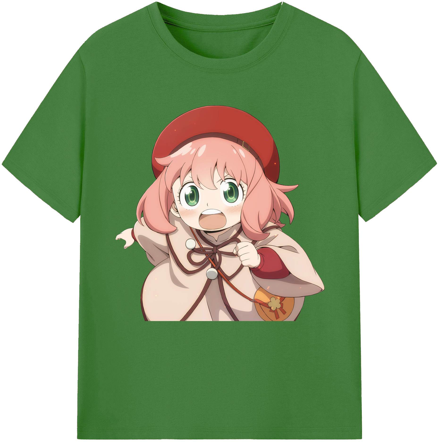 （画像用） SPY×FAMILY间谍家家酒 レディースカジュアルプリントTシャツ（綿100％）